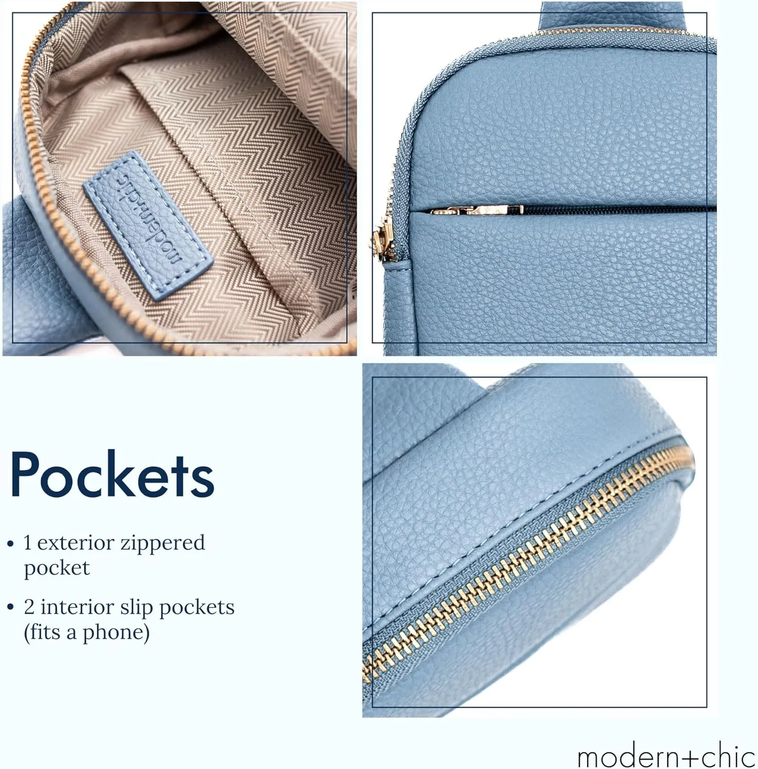 Modern Chic Crossbody Bags for Women - Bridget Sling Crossbody Purse, Vegan Leather Shoulder Sling Bag for Travel & Fashion