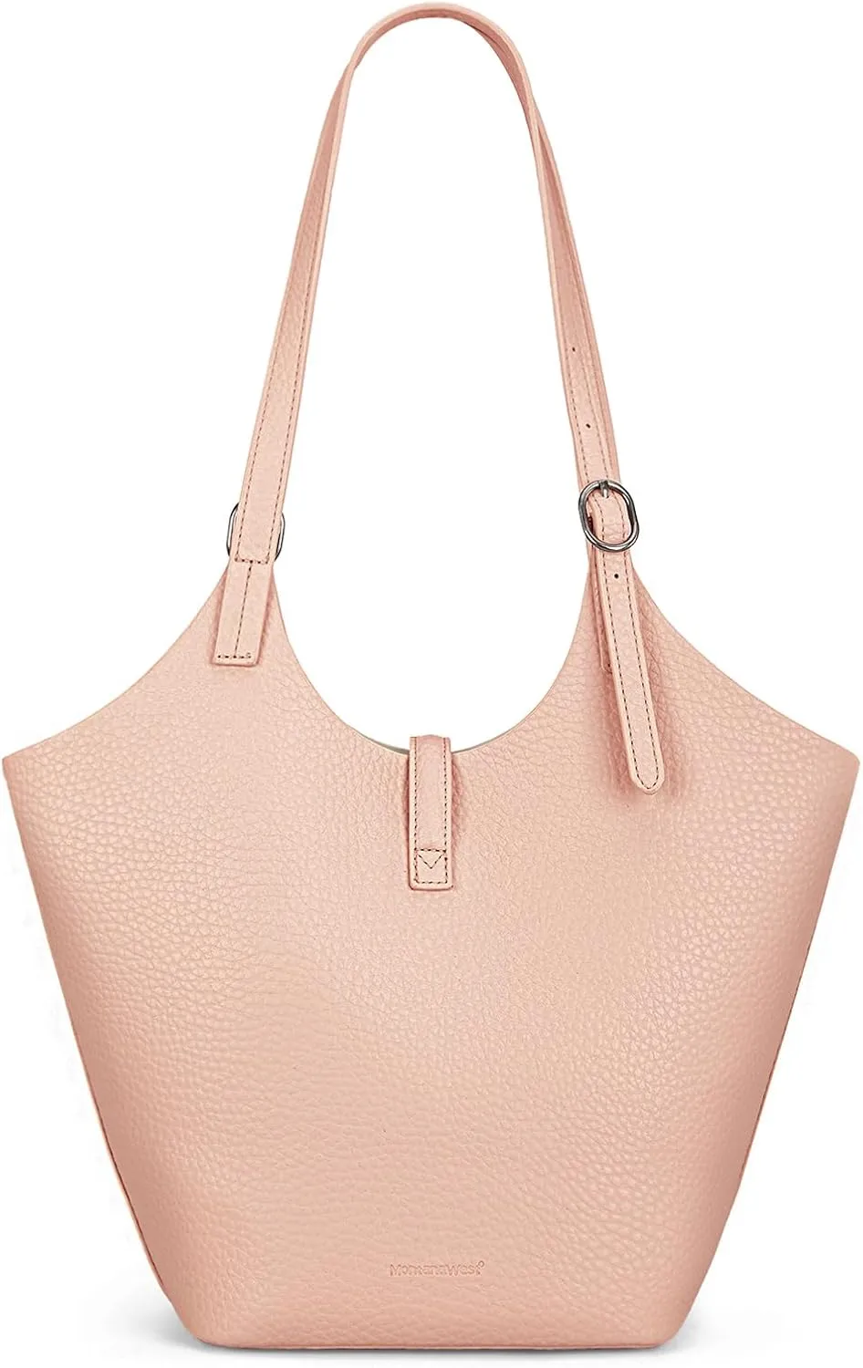 Montana West Hobo Bags for Women Designer Soft PU Leather Shoulder Bag with Detachable Pouch