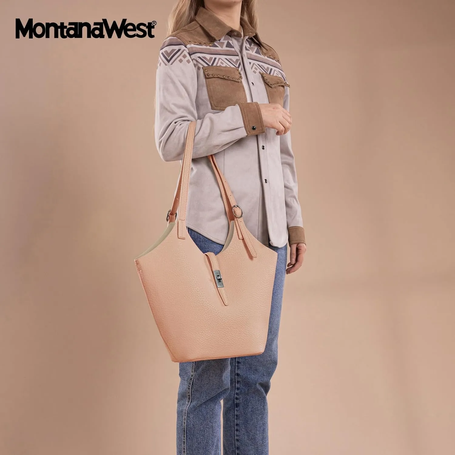 Montana West Hobo Bags for Women Designer Soft PU Leather Shoulder Bag with Detachable Pouch