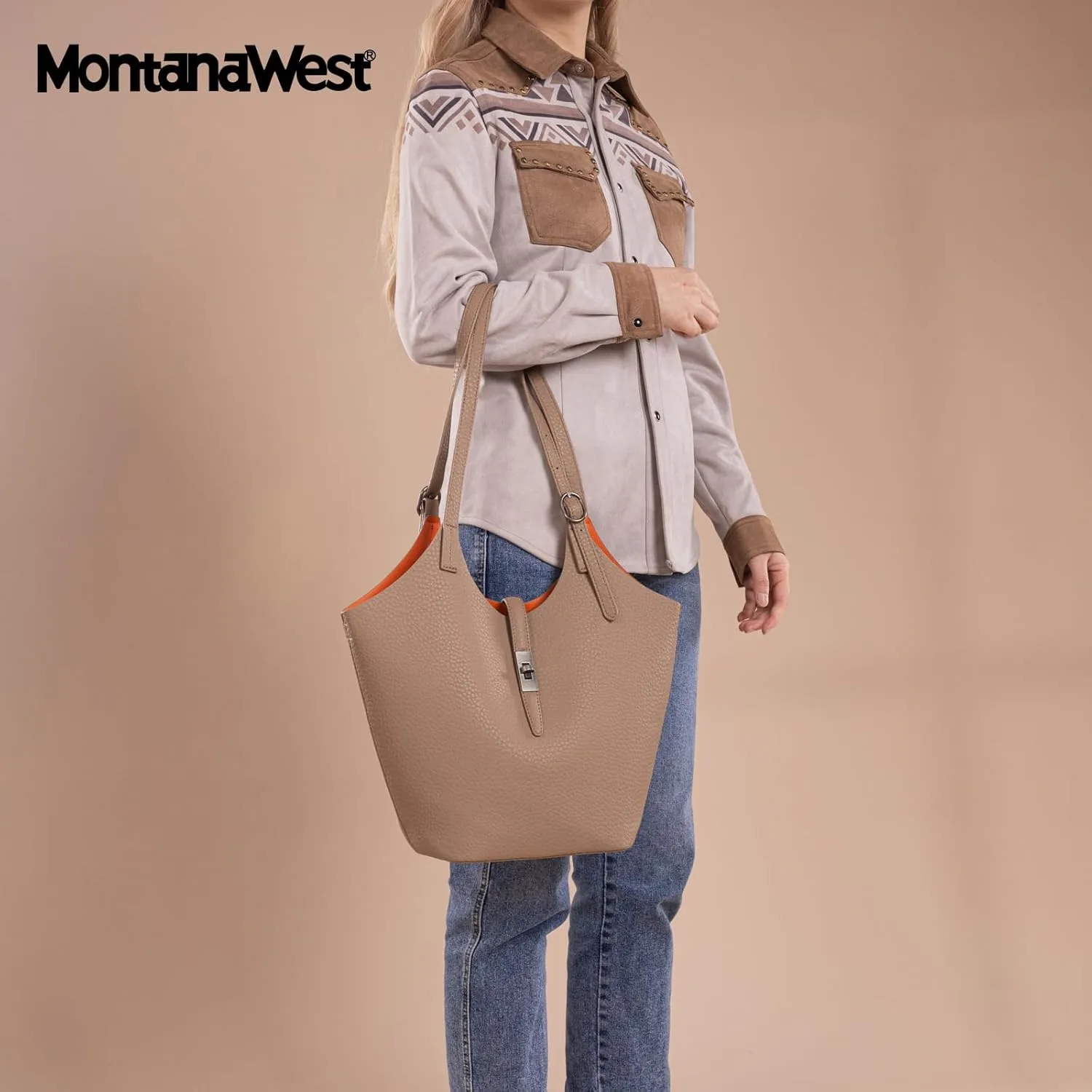 Montana West Hobo Bags for Women Designer Soft PU Leather Shoulder Bag with Detachable Pouch