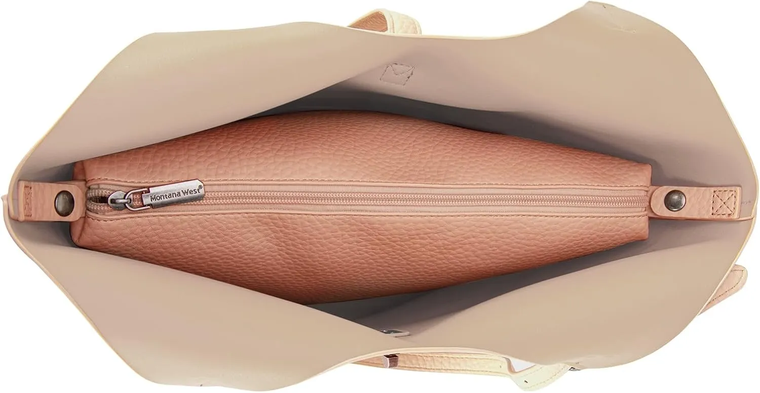 Montana West Hobo Bags for Women Designer Soft PU Leather Shoulder Bag with Detachable Pouch