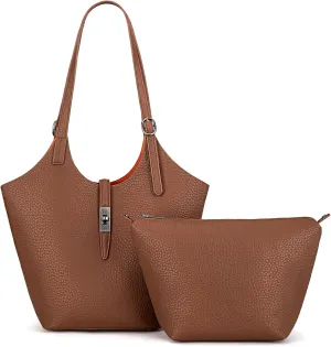 Montana West Hobo Bags for Women Designer Soft PU Leather Shoulder Bag with Detachable Pouch