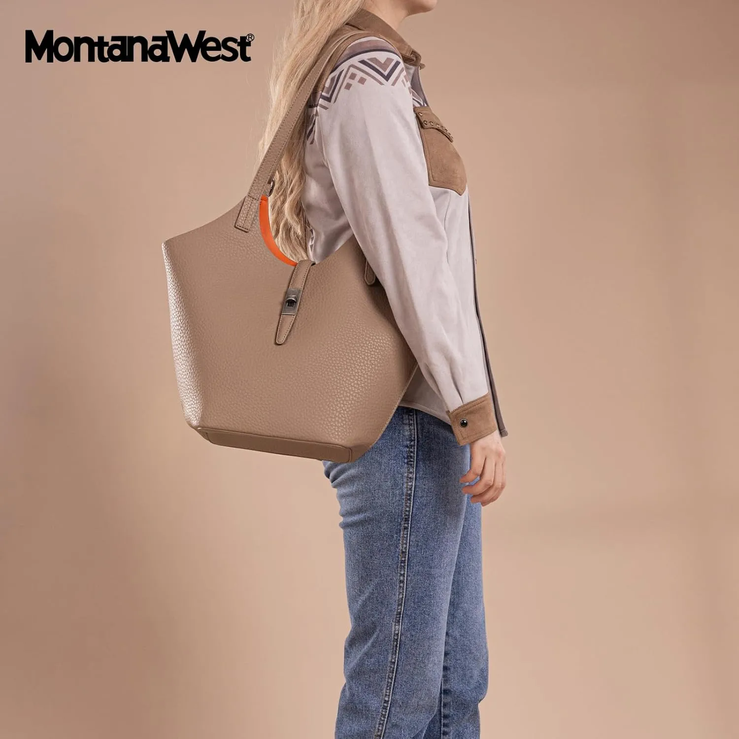 Montana West Hobo Bags for Women Designer Soft PU Leather Shoulder Bag with Detachable Pouch
