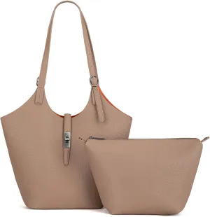 Montana West Hobo Bags for Women Designer Soft PU Leather Shoulder Bag with Detachable Pouch