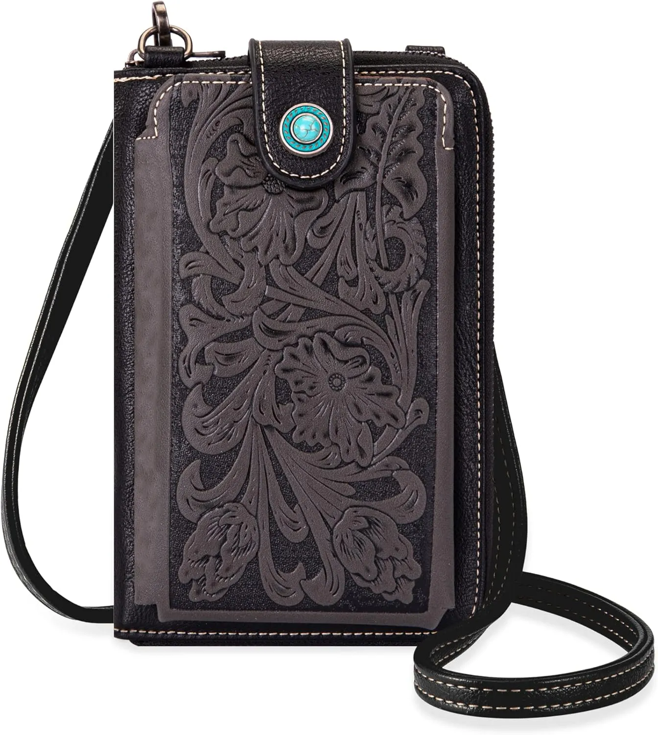 Montana West Small Crossbody Bags for Women Western Handbag with Cash Slots