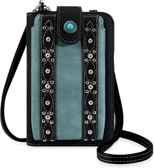Montana West Small Crossbody Bags for Women Western Handbag with Cash Slots
