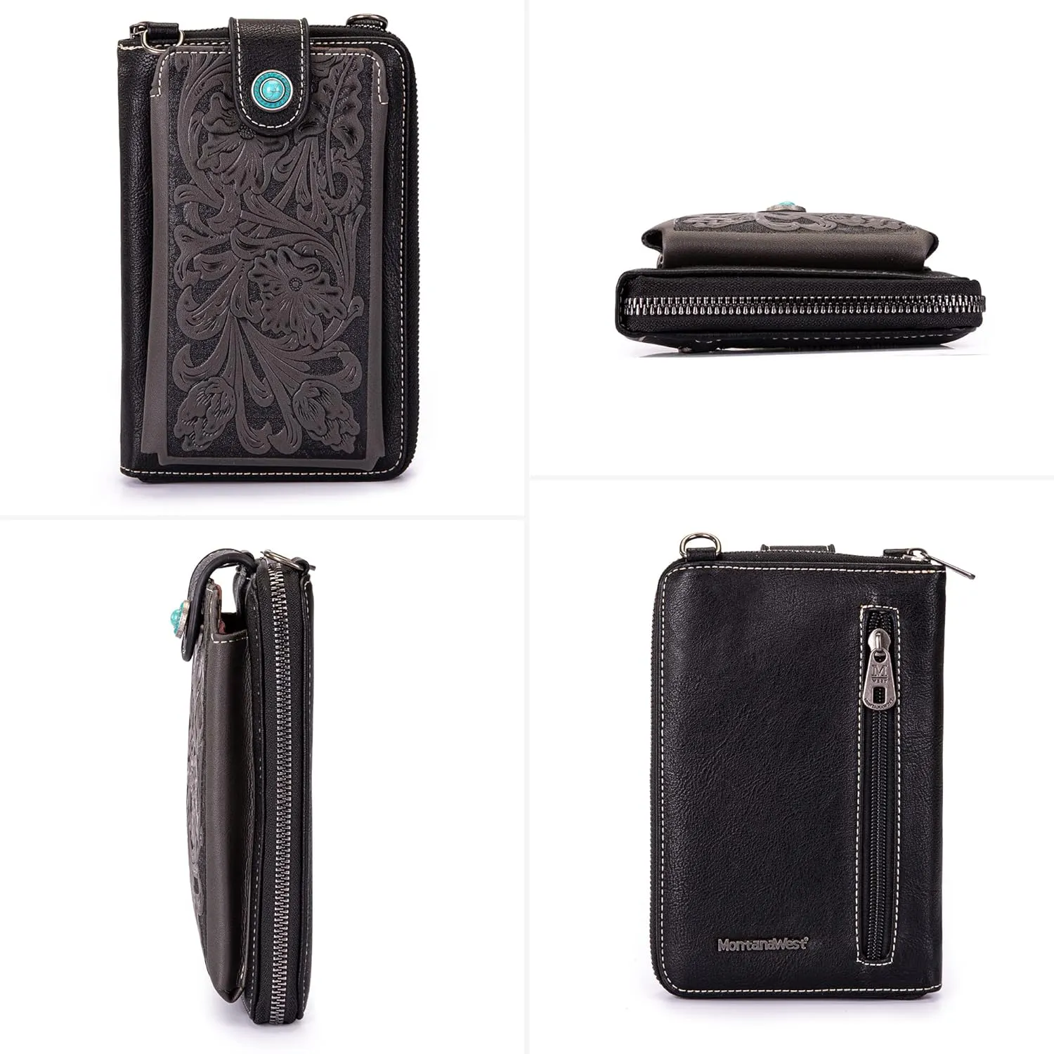 Montana West Small Crossbody Bags for Women Western Handbag with Cash Slots