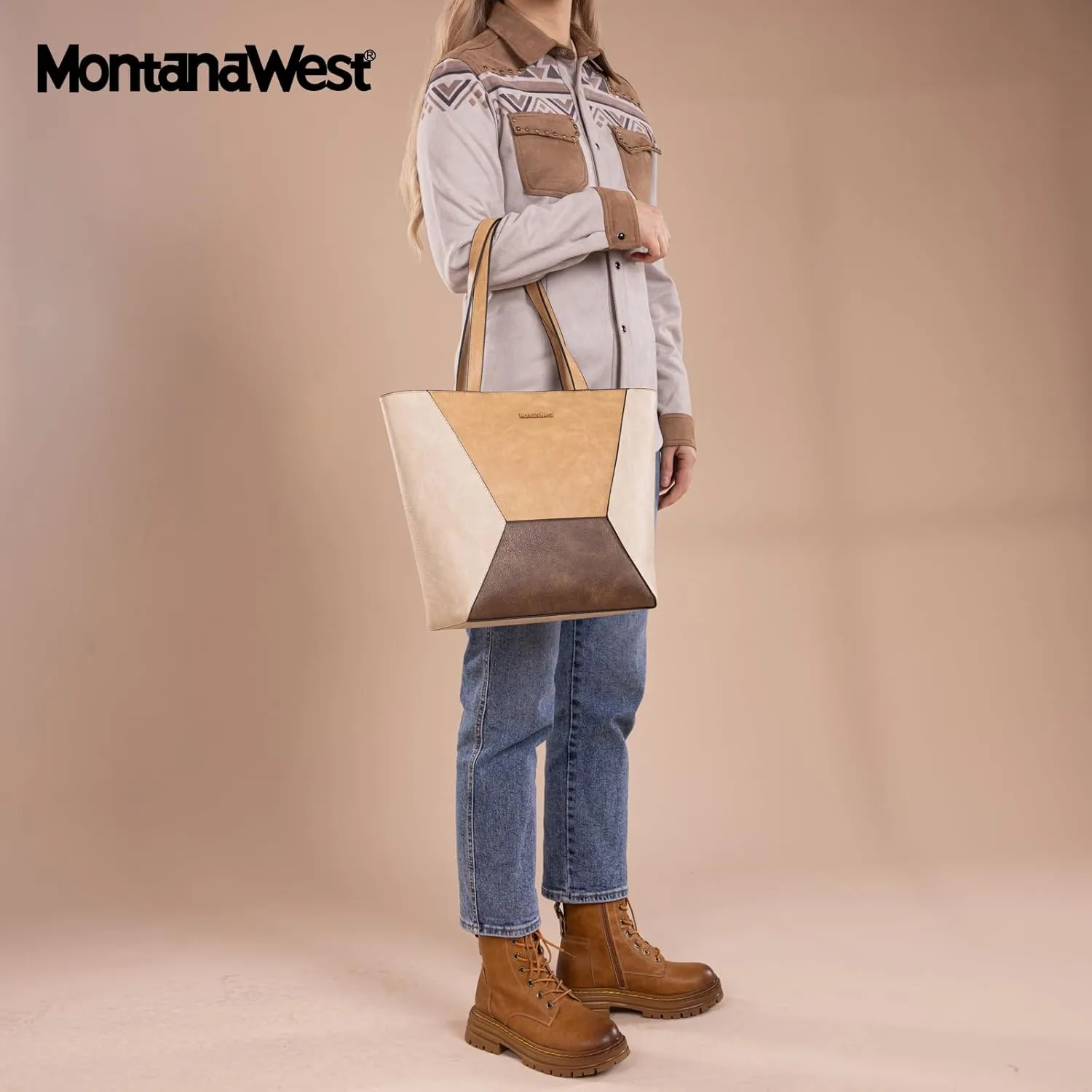 Montana West Tote Bag for Women Work Top Handle Handbags and Purses