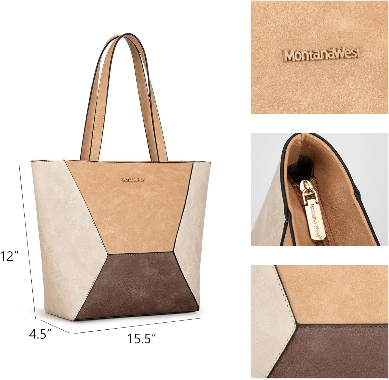 Montana West Tote Bag for Women Work Top Handle Handbags and Purses