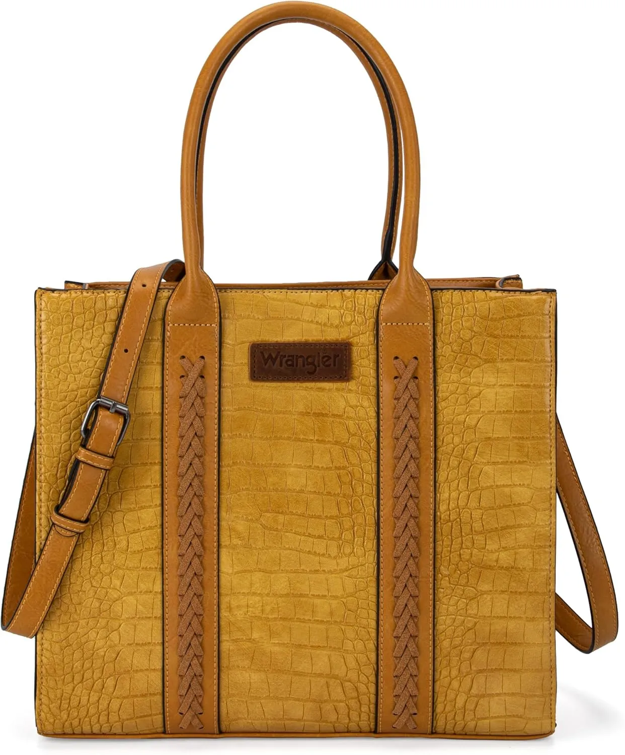 Montana West Wrangler Purse for Women Large Work Tote Bags with Strap Vintage Top-Handle Handbags
