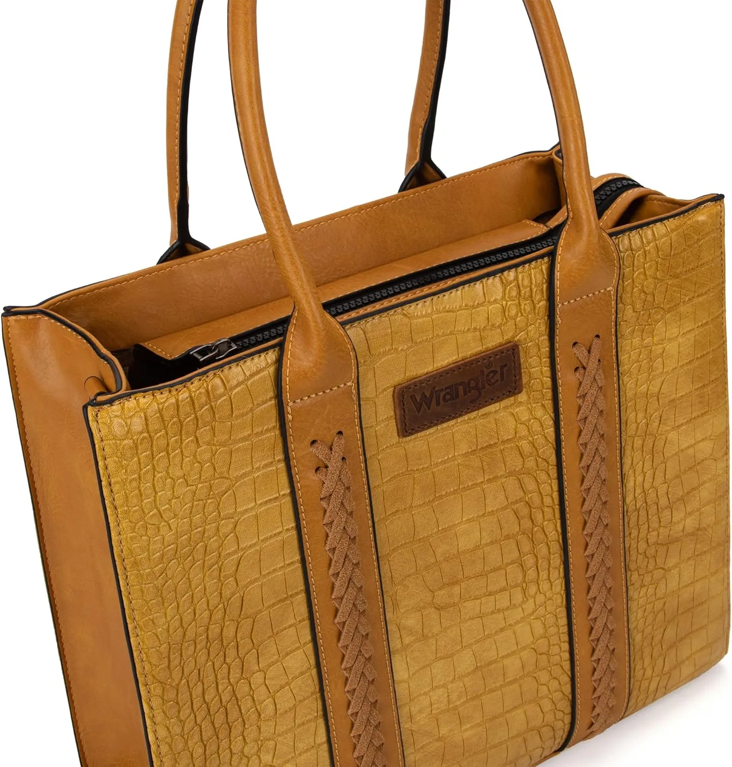 Montana West Wrangler Purse for Women Large Work Tote Bags with Strap Vintage Top-Handle Handbags