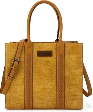 Montana West Wrangler Purse for Women Large Work Tote Bags with Strap Vintage Top-Handle Handbags