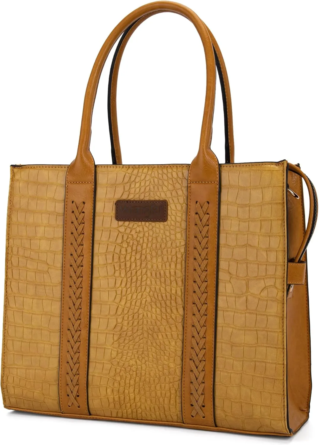 Montana West Wrangler Purse for Women Large Work Tote Bags with Strap Vintage Top-Handle Handbags