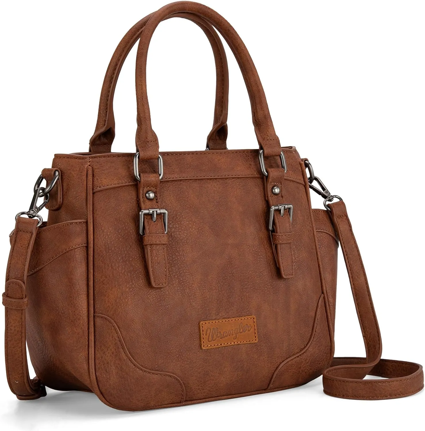 Montana West Wrangler Tote Bags for Women Medium Crossbody Purses Designer Top Handle Handbags