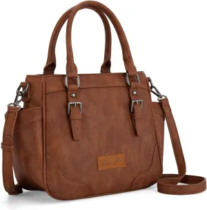 Montana West Wrangler Tote Bags for Women Medium Crossbody Purses Designer Top Handle Handbags