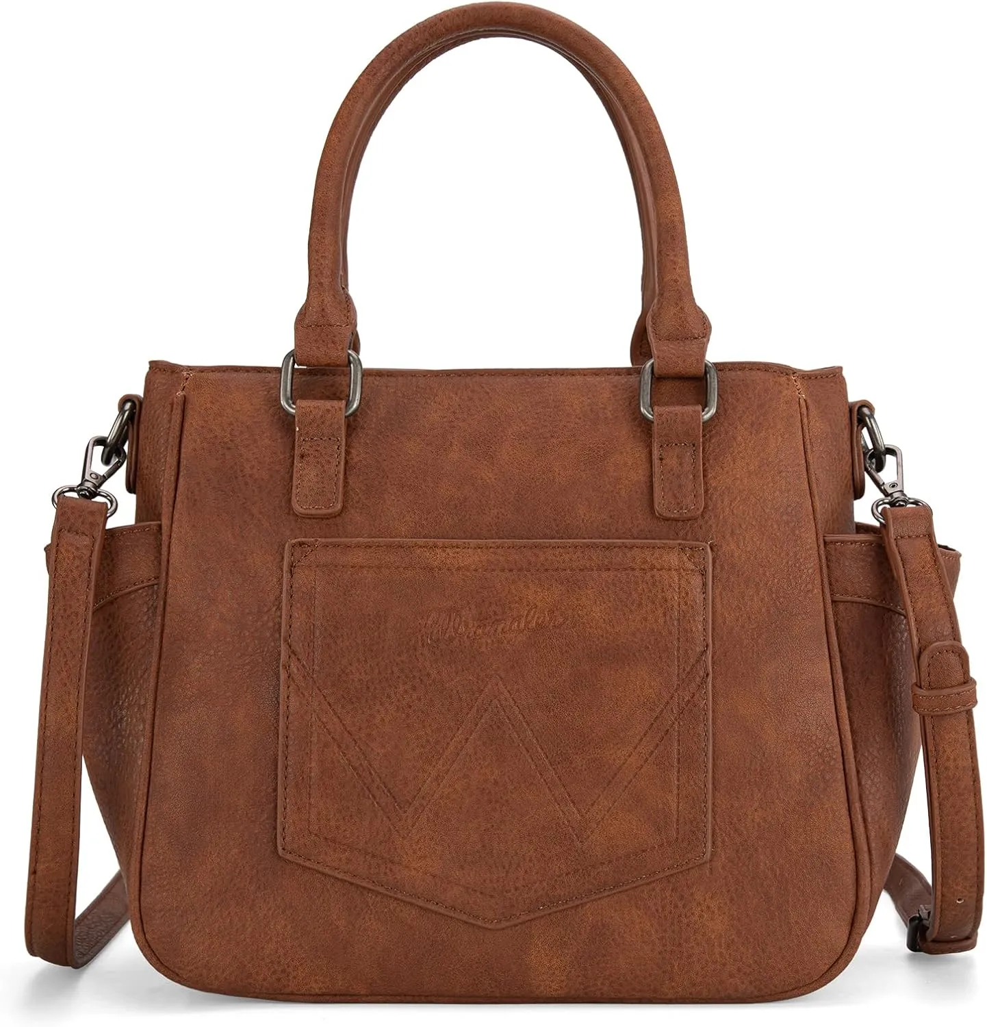 Montana West Wrangler Tote Bags for Women Medium Crossbody Purses Designer Top Handle Handbags