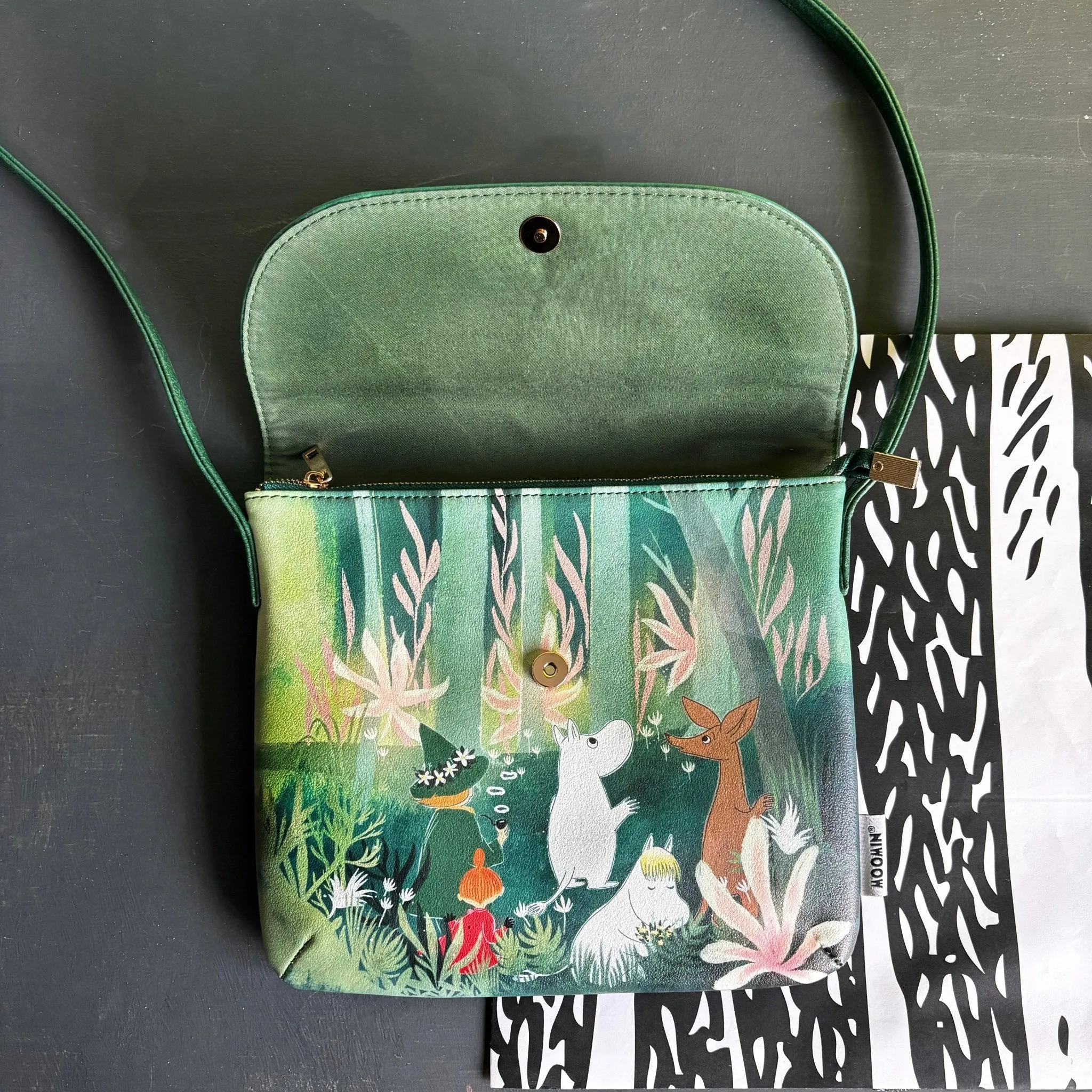 Moomin Green Forest Mini Bag