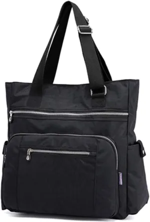 Multi Pocket Nylon Totes Handbag Large Shoulder Bag Travel Purse Bags For Women