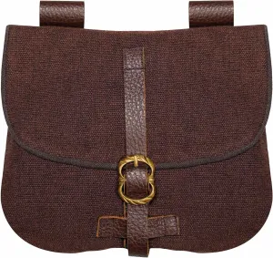 Mythrojan Late Medieval Belt Bag, Ideal for SCA Renaissance LARP Reenactment & Ren Fair