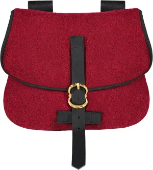 Mythrojan Late Medieval Belt Bag, Ideal for SCA Renaissance LARP Reenactment & Ren Fair