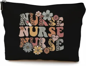 Nurse Makeup Bags - Cosmetic Bags With Zipper for Women & Student Nurses