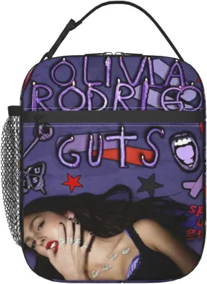 Olivia Songwriter Actress Rodrigo Hiking Leakproof Tote Lunch Bags Hiking Lunch Bag with Pocket for Men