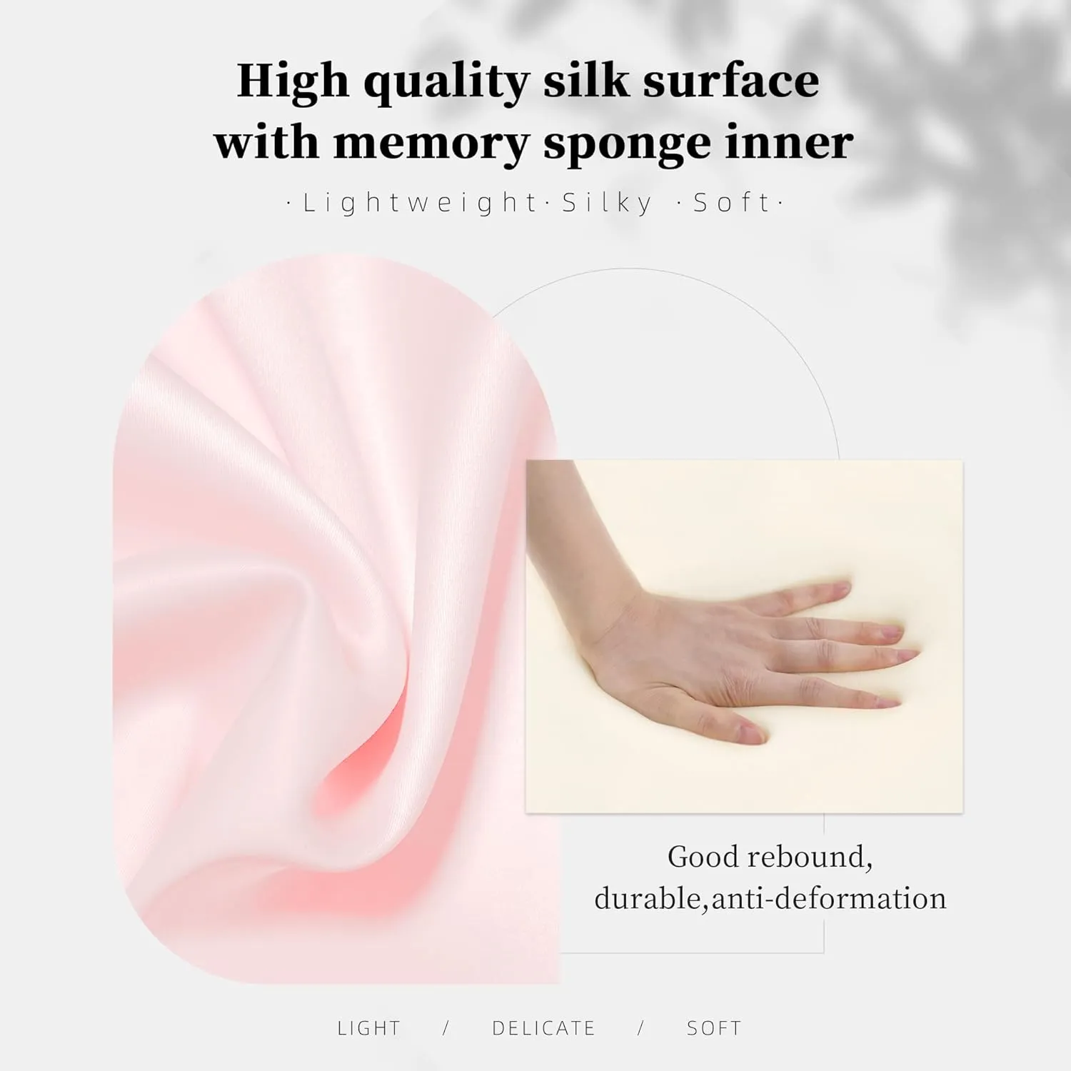 On The Go MM Purse Insert Pillow, Luxury Handbag Shaper & Purse Shapers Compatible with LV On The Go Bags, Silky Surface Purse Shapers with Memory Foam Inner (Pink,MM)
