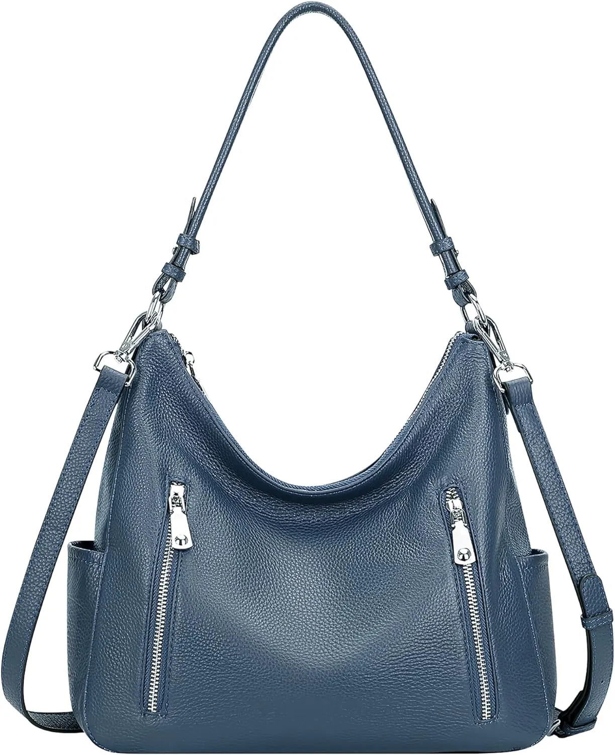 Over Earth Genuine Leather Purses and Handbags for Women Hobo Shoulder Bag Ladies Crossbody Bags Medium