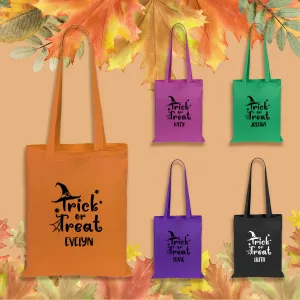 Personalised Children's Halloween Trick or Treat Tote Bag