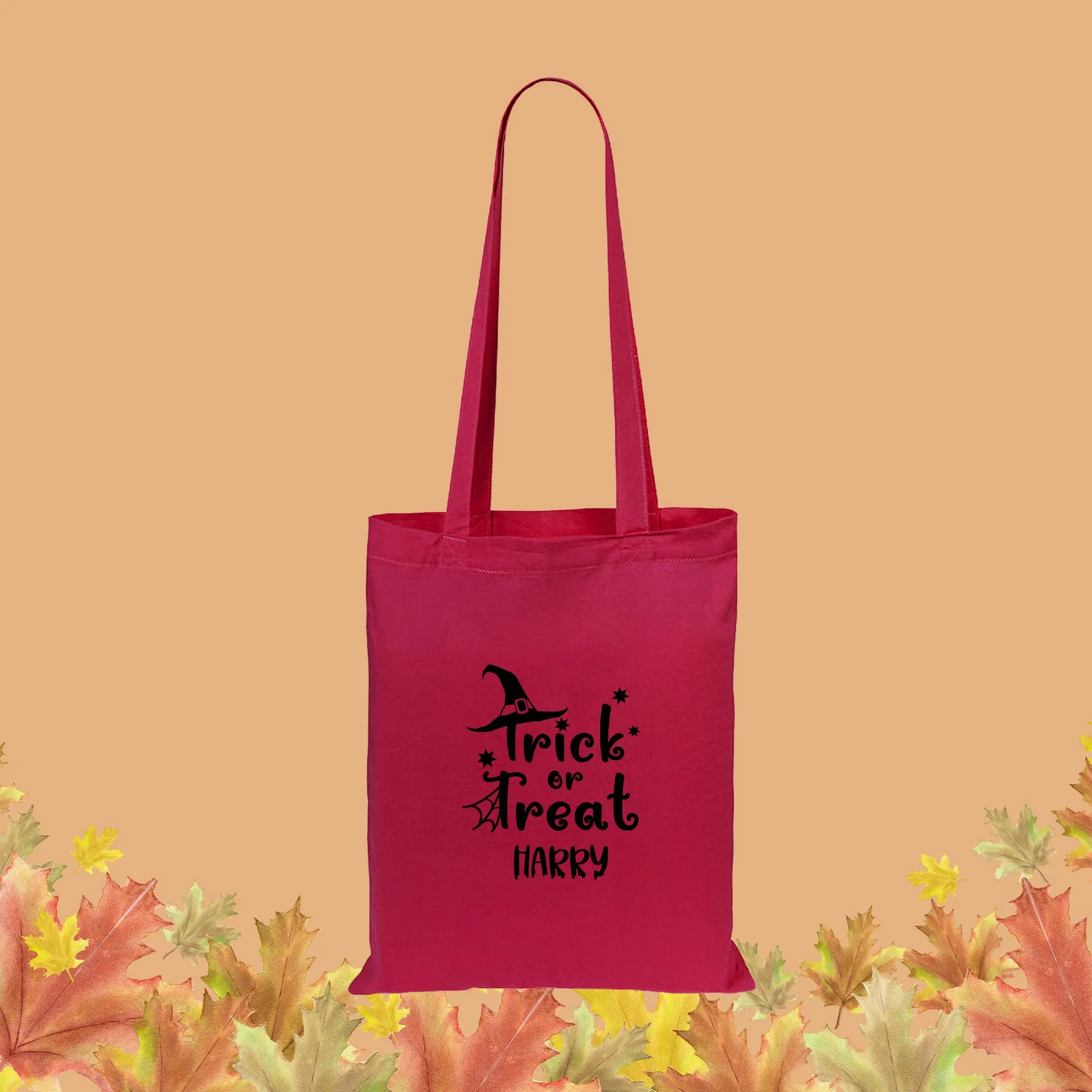 Personalised Children's Halloween Trick or Treat Tote Bag