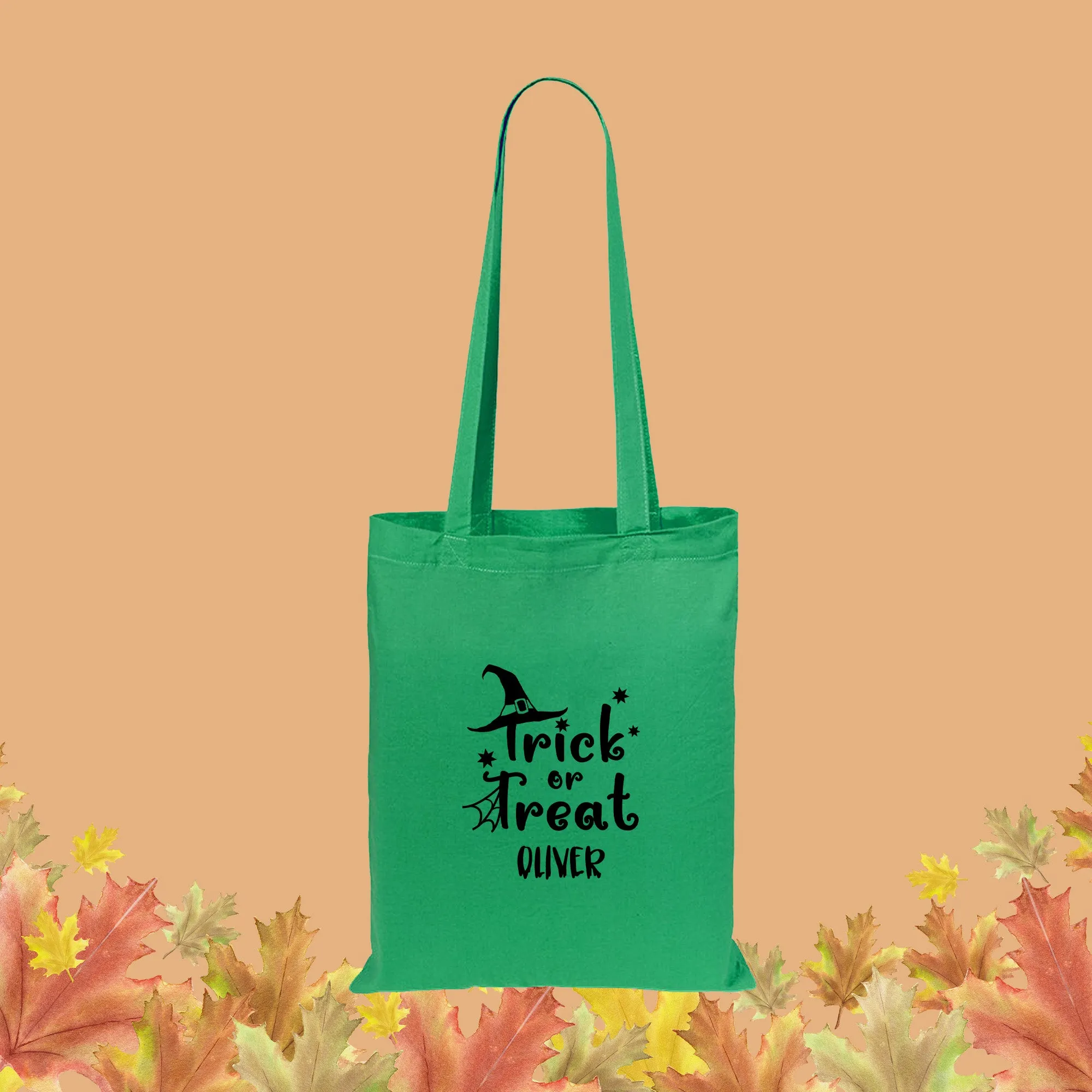 Personalised Children's Halloween Trick or Treat Tote Bag