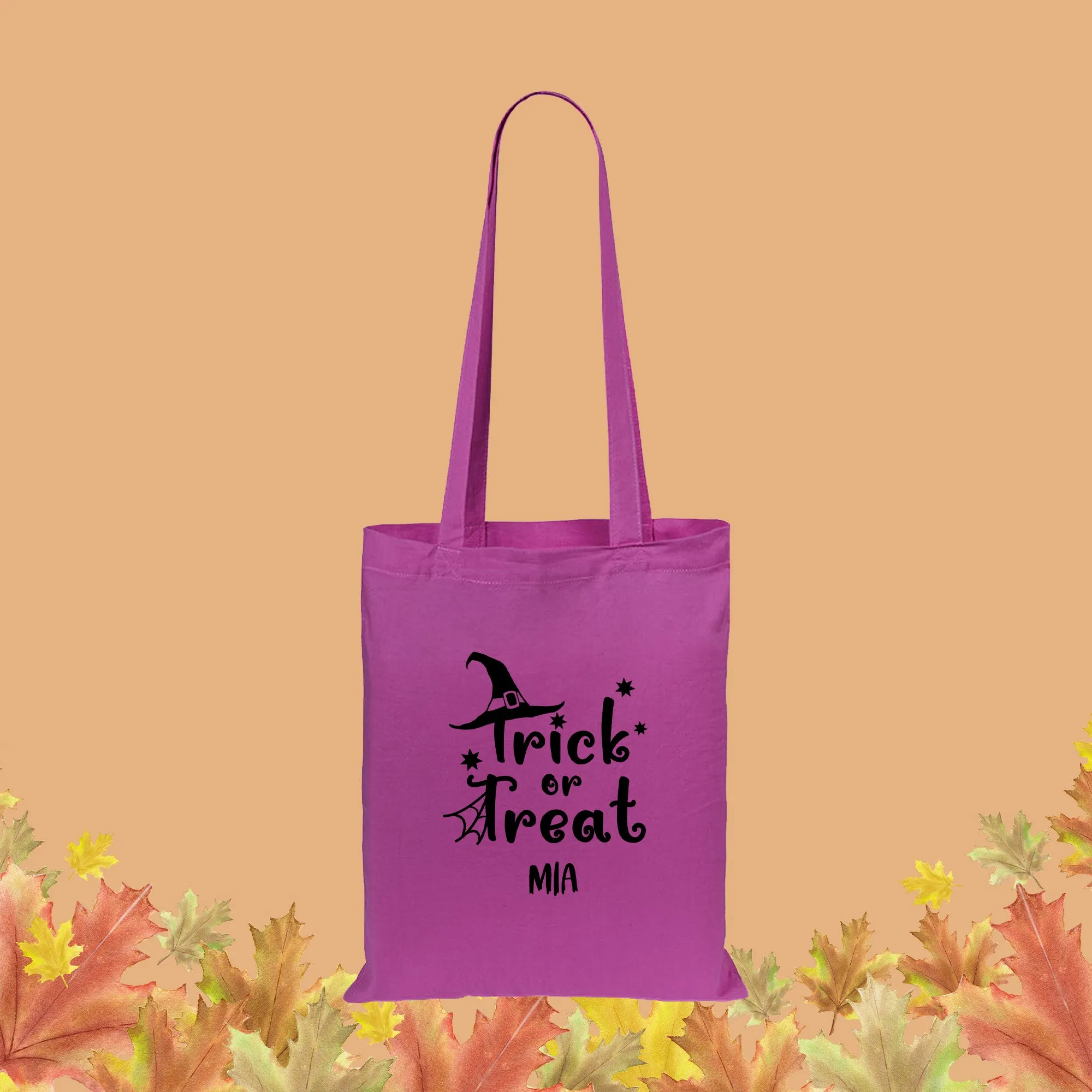 Personalised Children's Halloween Trick or Treat Tote Bag