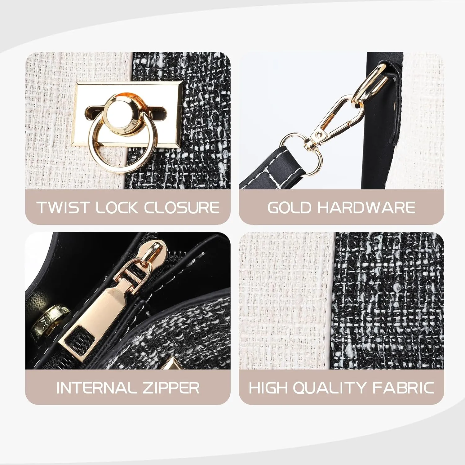 PINCNEL Small Crossbody Purses for Women, Shoulder Bag for Women, PU Leather Crossbody Bags Bucket Bag Handbags