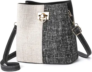PINCNEL Small Crossbody Purses for Women, Shoulder Bag for Women, PU Leather Crossbody Bags Bucket Bag Handbags