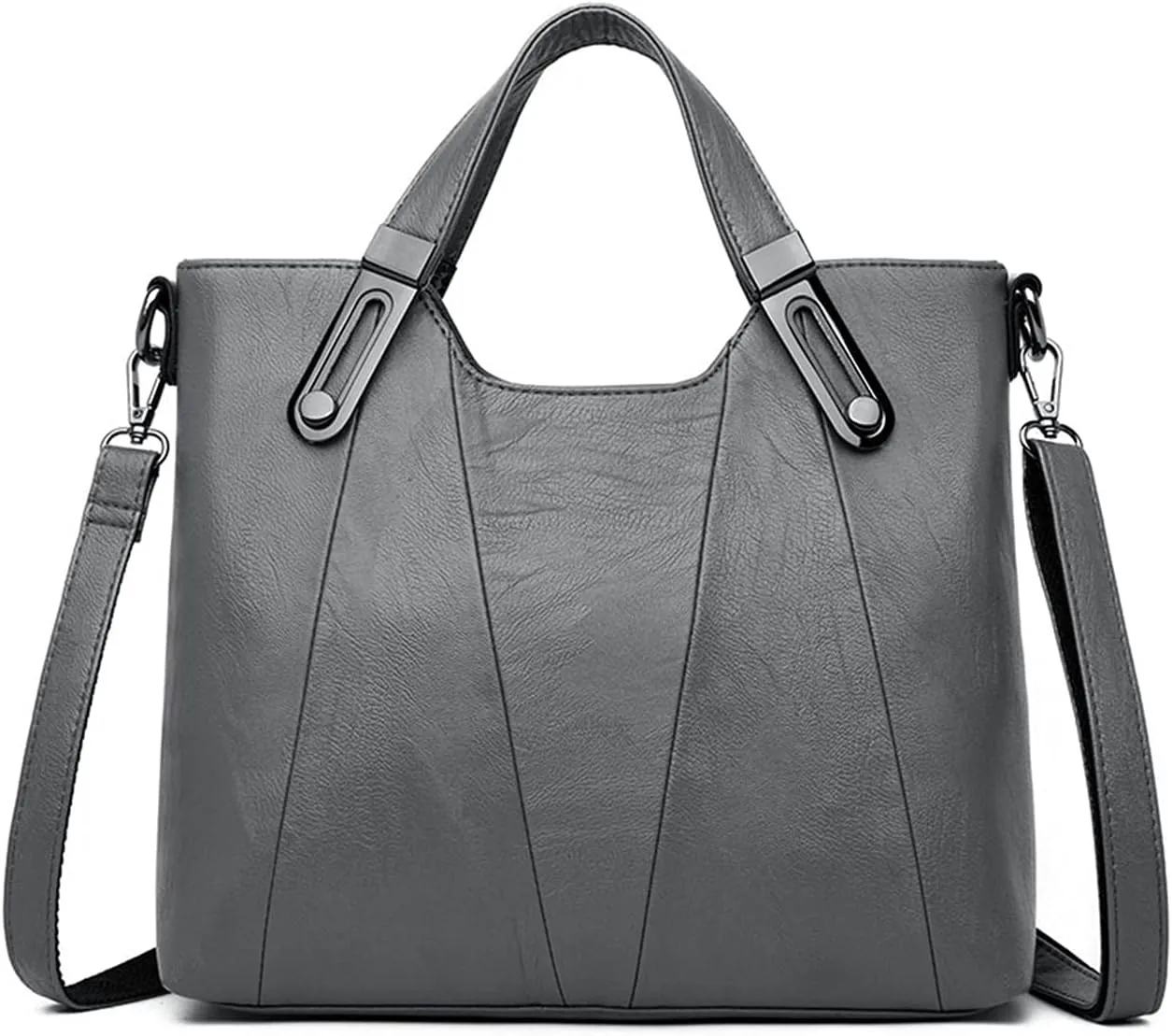 PORRASSO Fashion Shoulder Bag Women Handbag Ladies Crossbody Bag PU Leather Waterproof Satchel