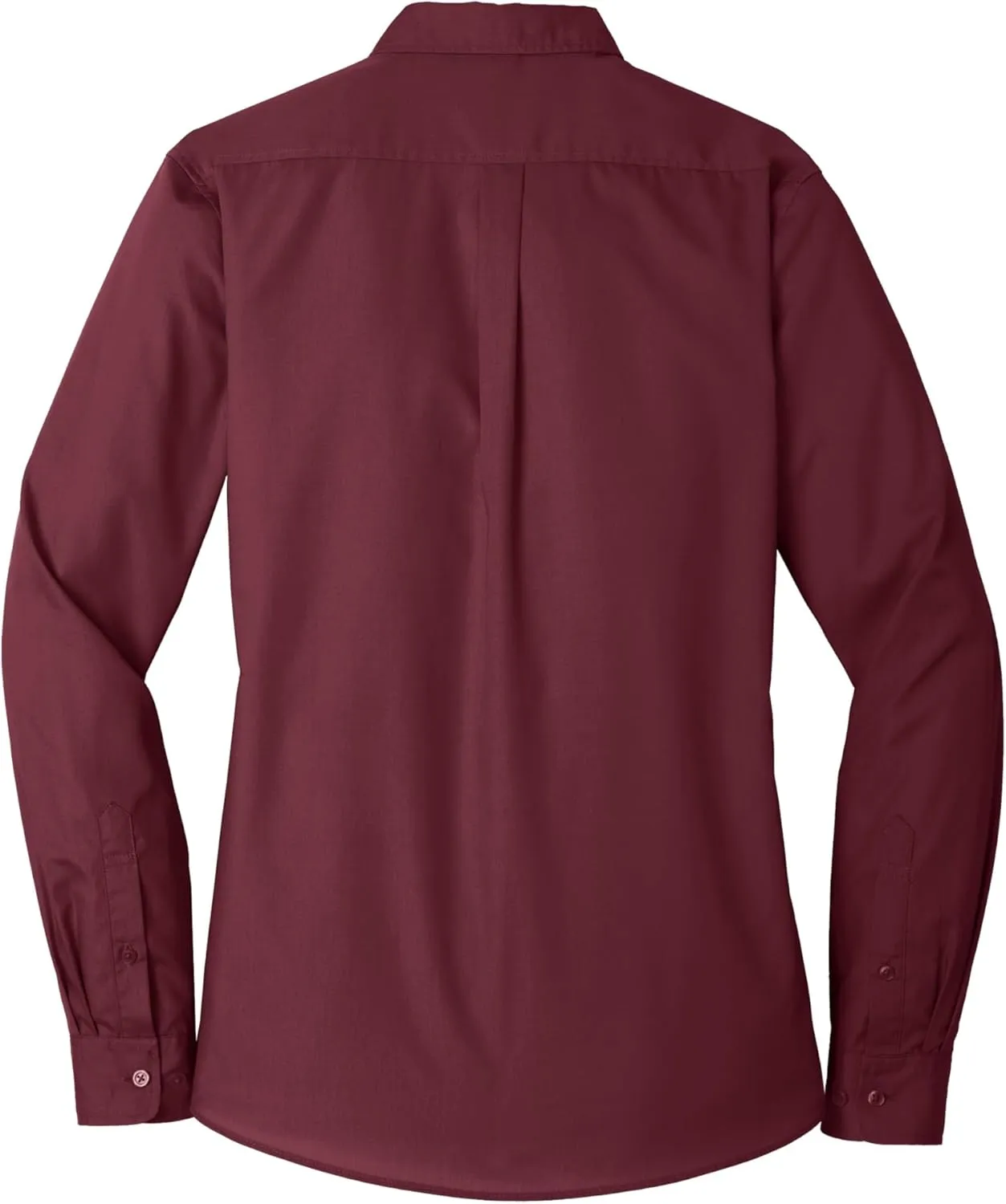 Port Authority Women's Long Sleeve Carefree Poplin Button-Down Shirt