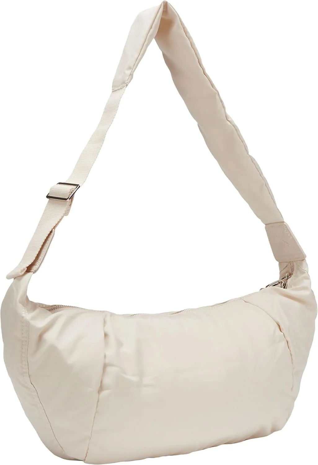 Puffer Crossbody Bags for Women Trendy Large Hobo Crescent Shoulder Bag