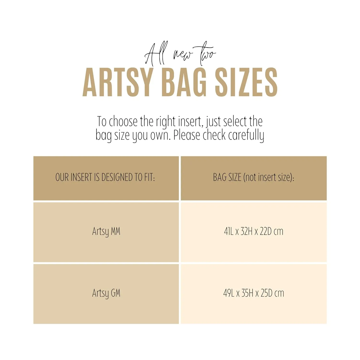 Purse Organizer for Lv Artsy MM Purse Organizer Insert, Artsy GM Organizer, Handmade Snug Sturdy 2mm Felt with Gold Zipper Tapered Shape Perfect Fit (For Artsy MM, Black)
