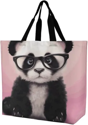 Red Eyed Tree Frog Tote Bags, Reusable Grocery Bags, Large Shopping Bag, Shoulder Bag for Women