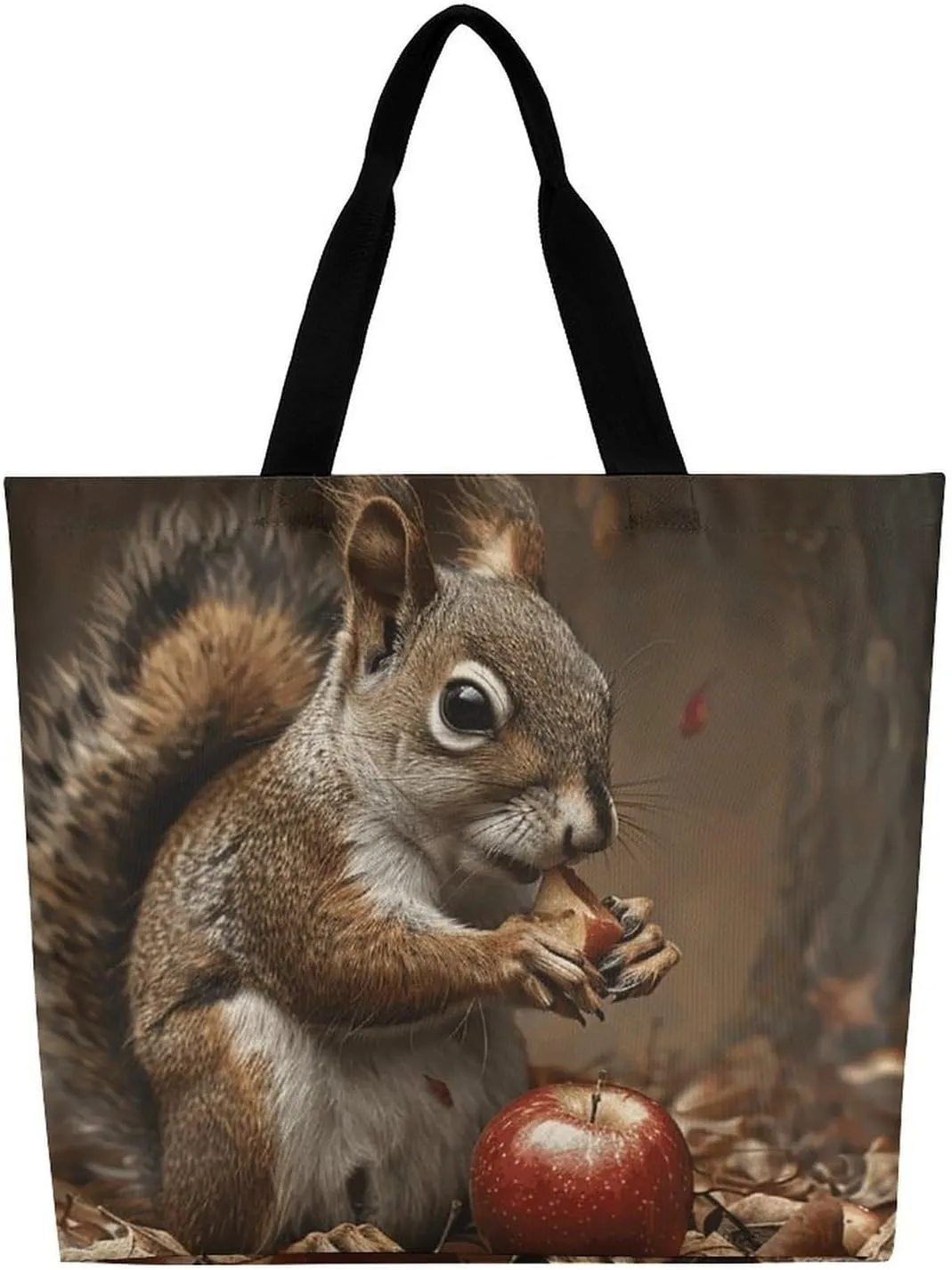 Red Eyed Tree Frog Tote Bags, Reusable Grocery Bags, Large Shopping Bag, Shoulder Bag for Women