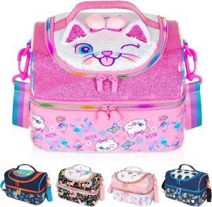 RLGPBON Kids Lunch Bag,Insulated Lunch Box for Girls Boys,Lunch Bag Toddler Teen,School Daycare Cute Travel bags