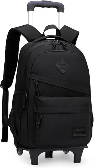 Rolling Backpack,Backpack with wheels,Capacity Wheeled Backpack for Boys,Roller Backpack for Kids
