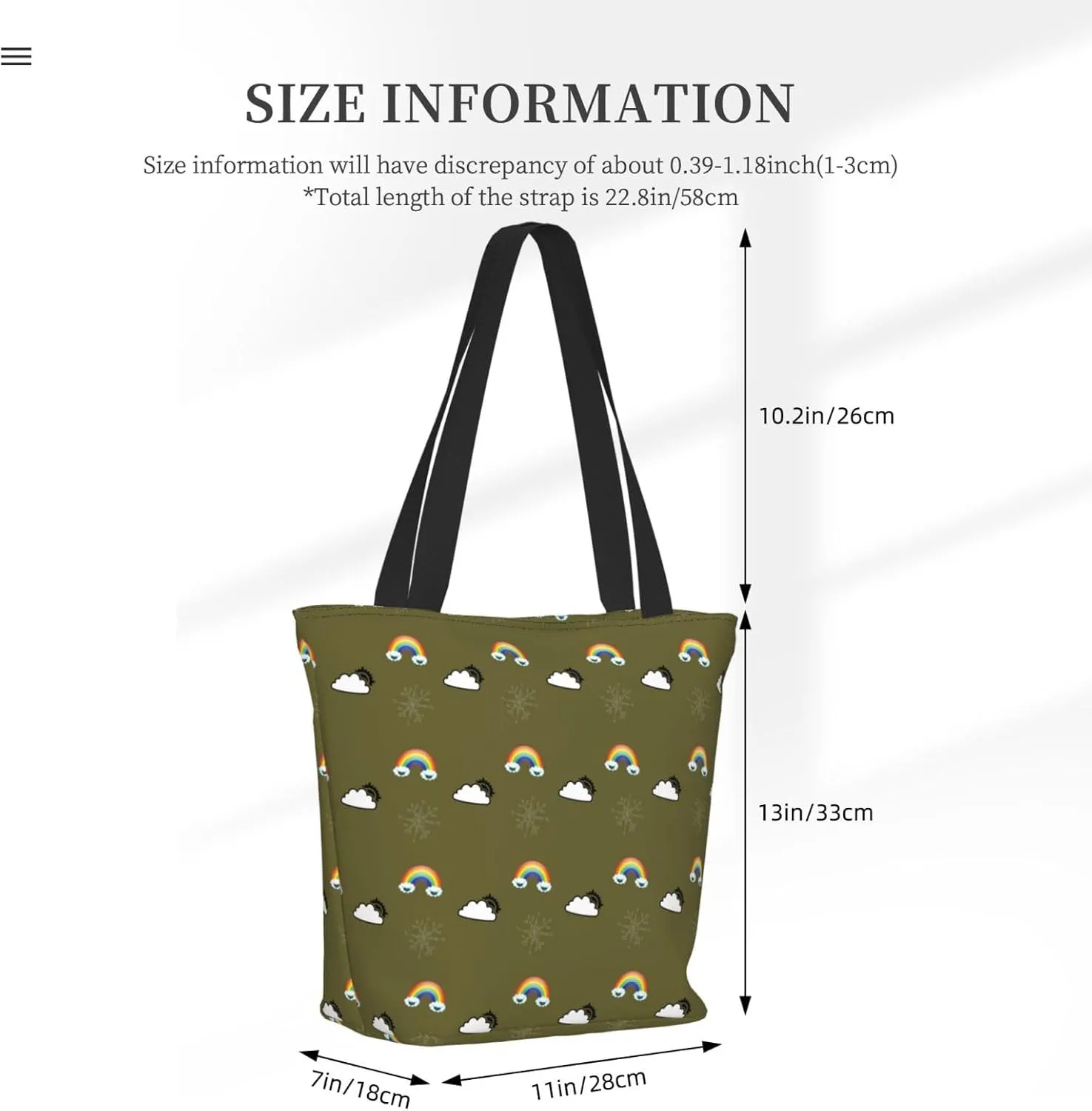 Romantic Bubbles Birthday Balloons Tote Bag Women Reusable Shopping Bags Shoulder Bag Portable Storage HandBags
