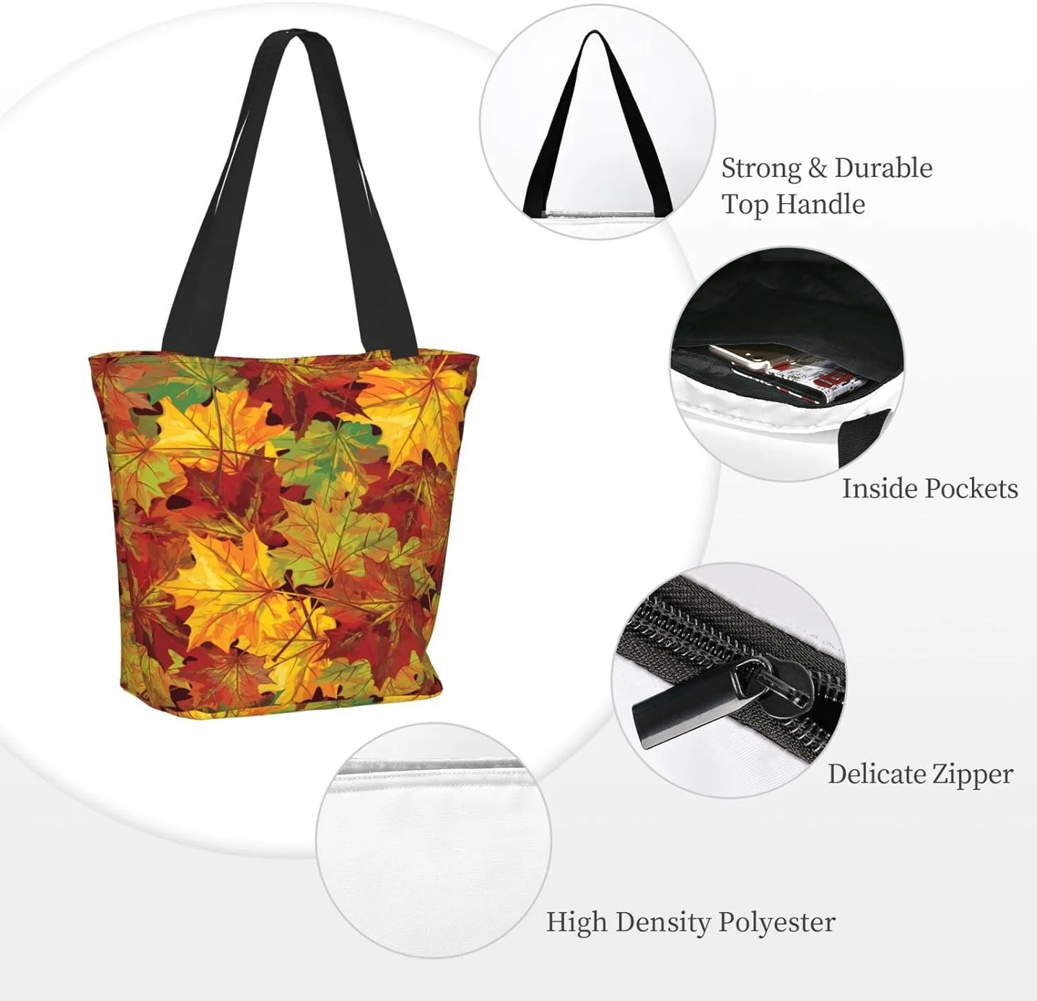 Royal Tartan Tote Bag Women Reusable Shopping Bags Shoulder Bag Portable Storage HandBags