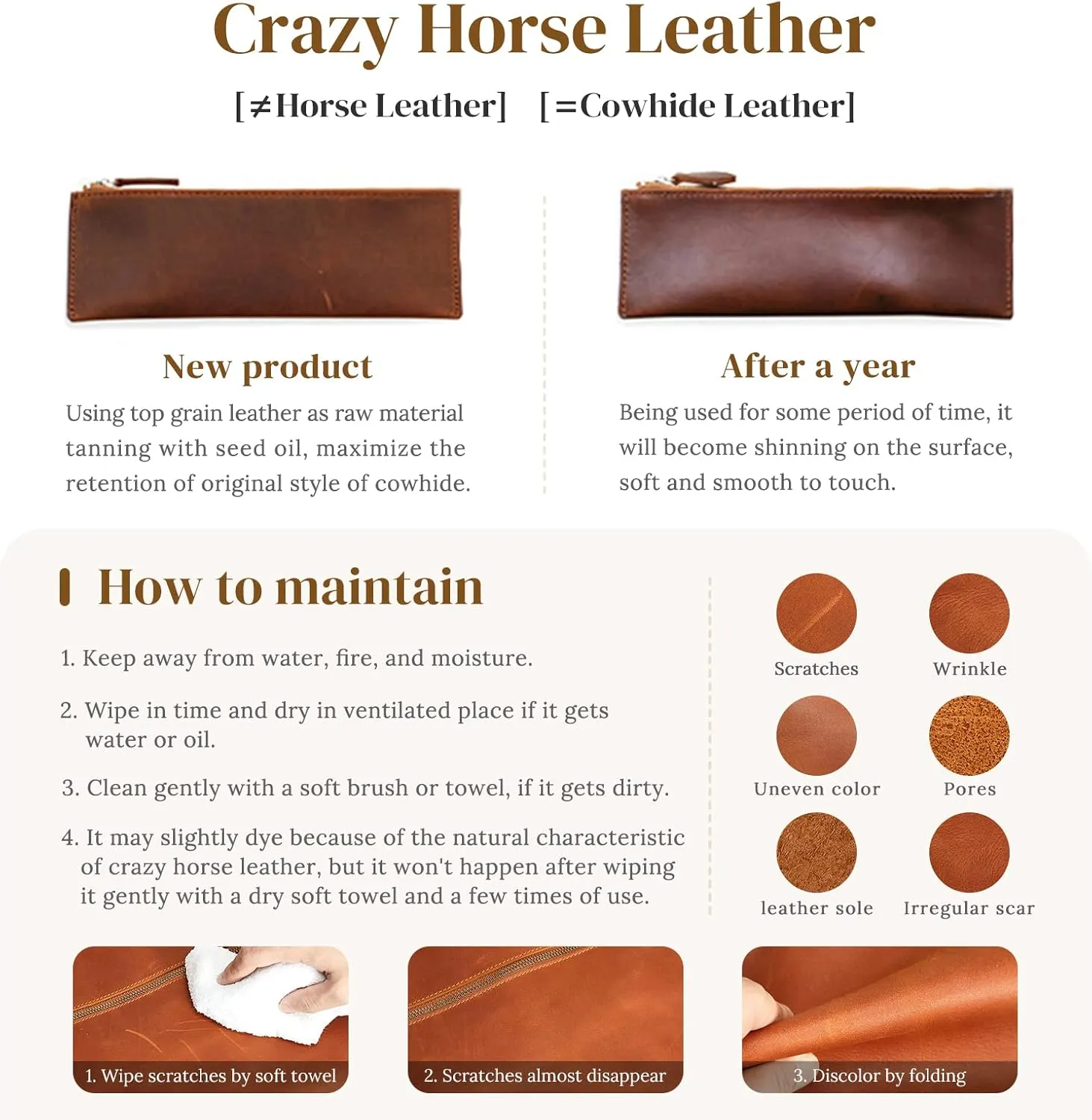 S-ZONE Small Genuine Leather Crossbody Bags for Women Purse and Handbag Wristlet