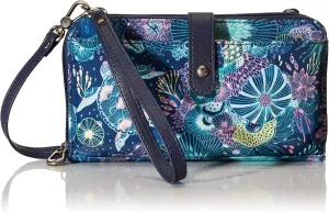 Sakroots Artist Circle Smartphone Crossbody in Eco Twill, Detachable Wristlet Strap