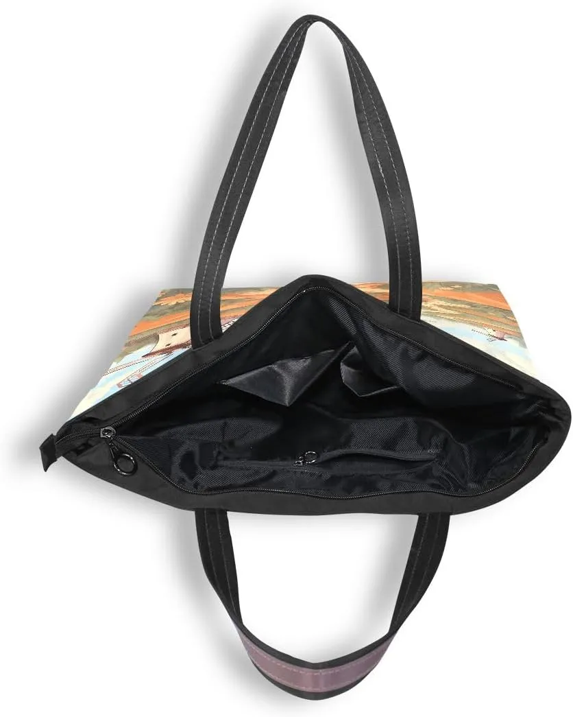 senya Garden Windmill Shoulder Bags Large Handle Ladies Handbag