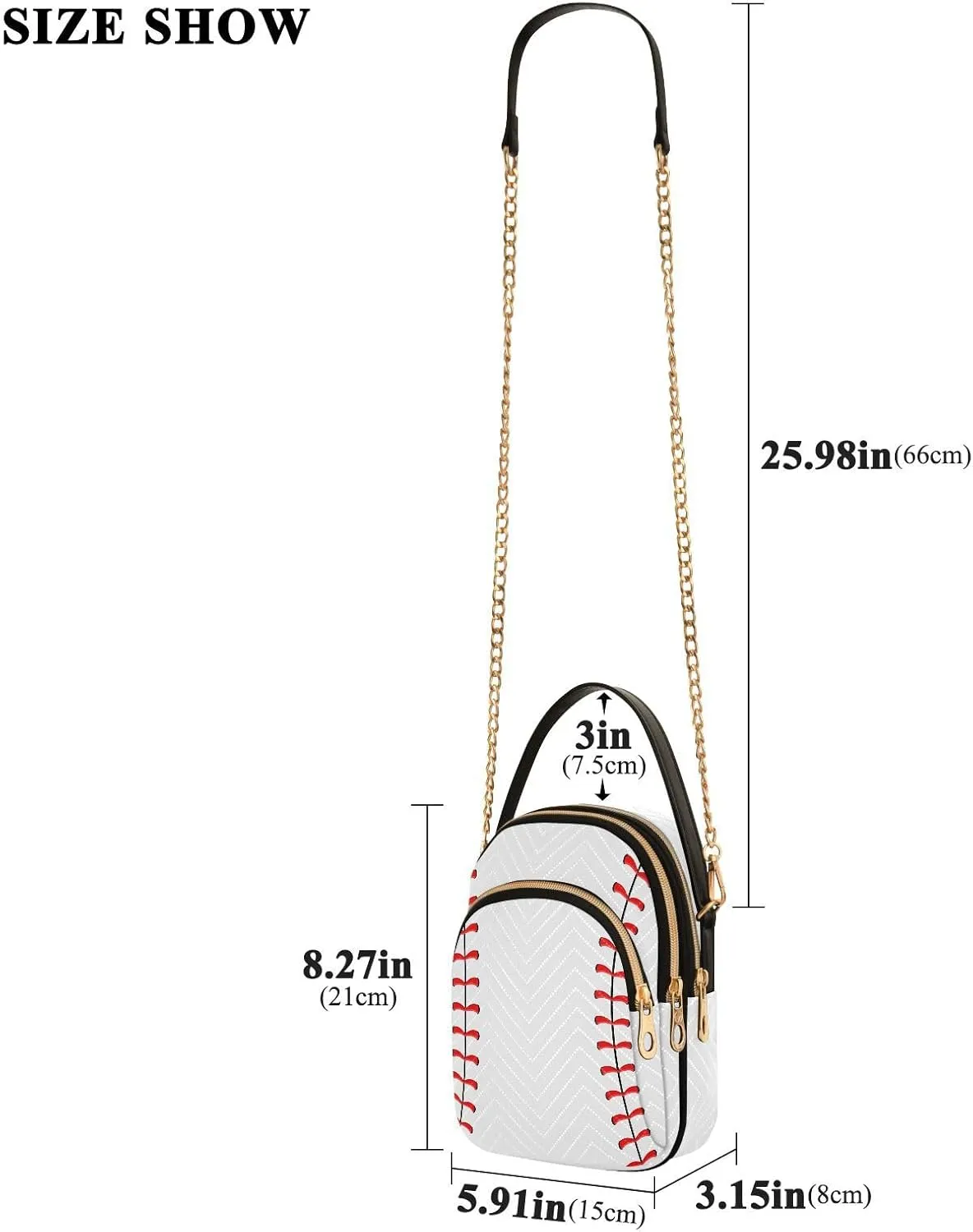 Small Cross body Bags for Women Quilted Crossbody Cell Phone Shoulder Purse Handbags Wallet Detachable Chain Bag
