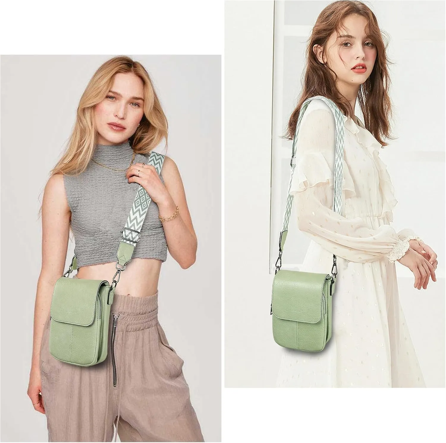 Small Crossbody Bags for Women, Small Purses for Women with Card Slots Phone Purse mit Adjustable Strap