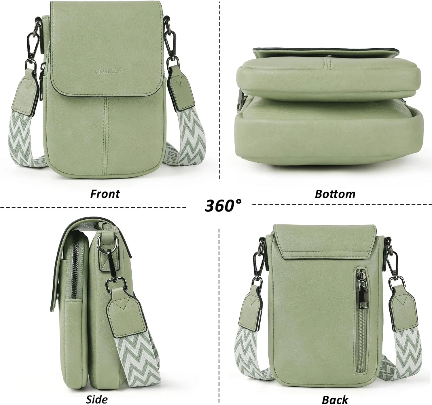 Small Crossbody Bags for Women, Small Purses for Women with Card Slots Phone Purse mit Adjustable Strap